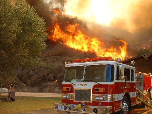 Pines Fire off of the S2 3